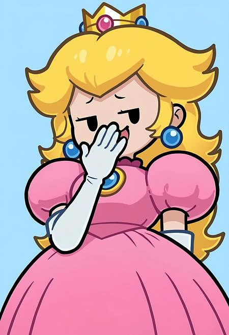 Featured image #5 for Princess Peach - Paper Mario: The Thousand-Year Door [SDXL Pony]