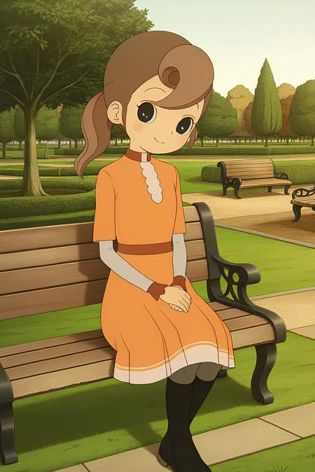 Featured image #4 for Flora Reinhold アロマ・ラインフォード // Illustrious/Pony Character LoRA // Professor Layton レイトンシリーズ