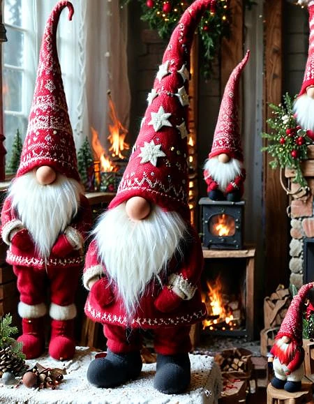 Featured image #2 for Festive Gnome with Covered Face - Tomte - Nisse
