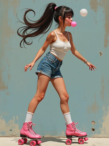 Featured image #1 for Camy The Beautiful Rollerblade Girl