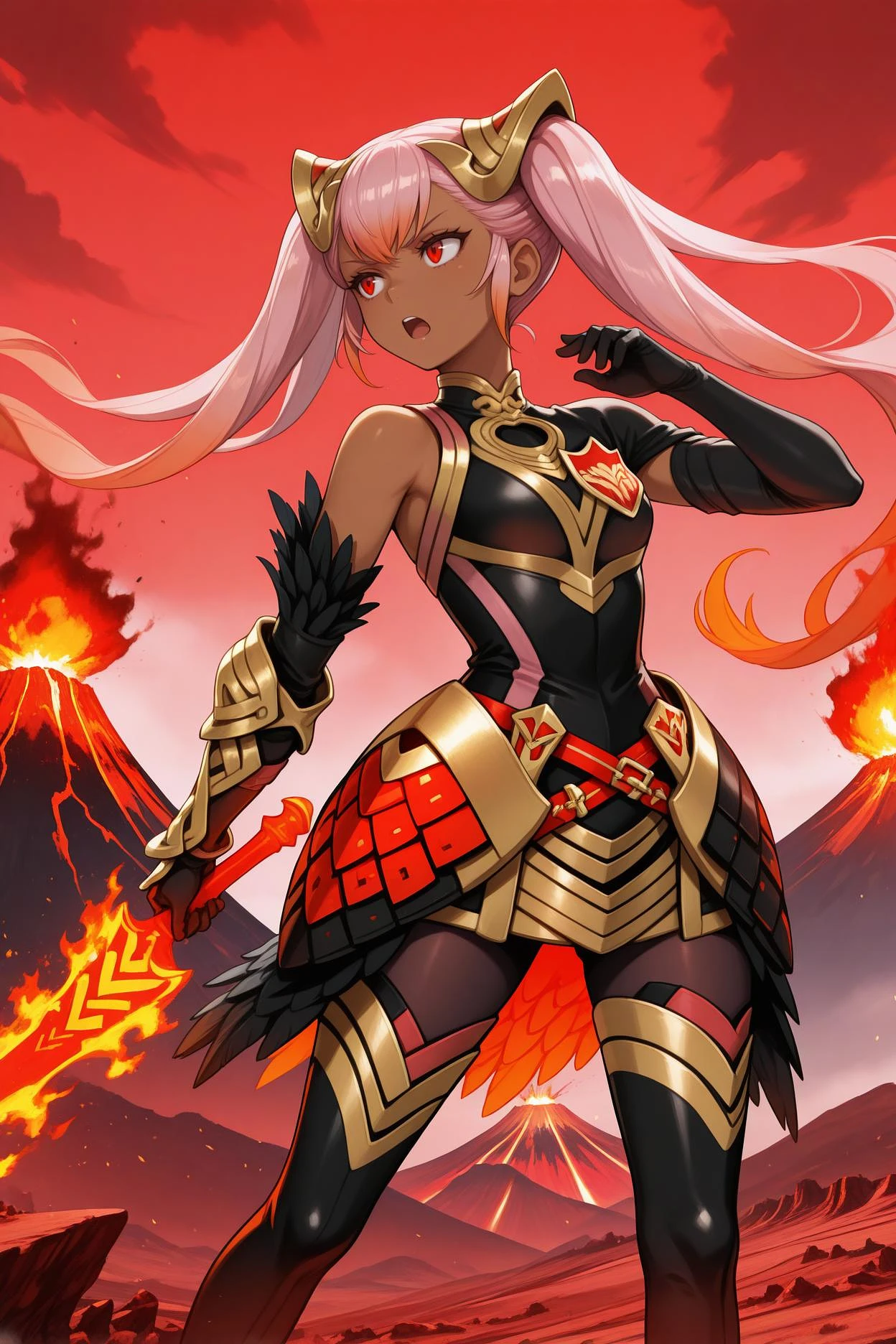 Featured image #3 for Laevatein/レーヴァテイン (Fire Emblem Heroes) SDXL LoRA | 4 Outfits [Illustrious]