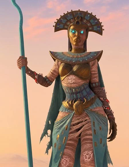 Featured image #1 for High Queen Khalida | Tomb Kings (Total War Warhammer)