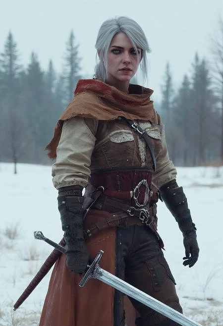 Featured image #5 for Ciri (Witcher 3 Game) Flux/Pony/SDXL