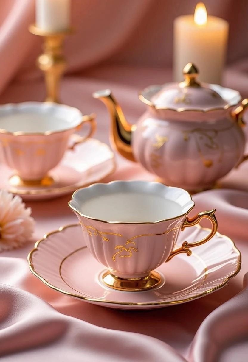 Featured image #4 for D_Exquisite Porcelain Style_Tea Set Design Generation
