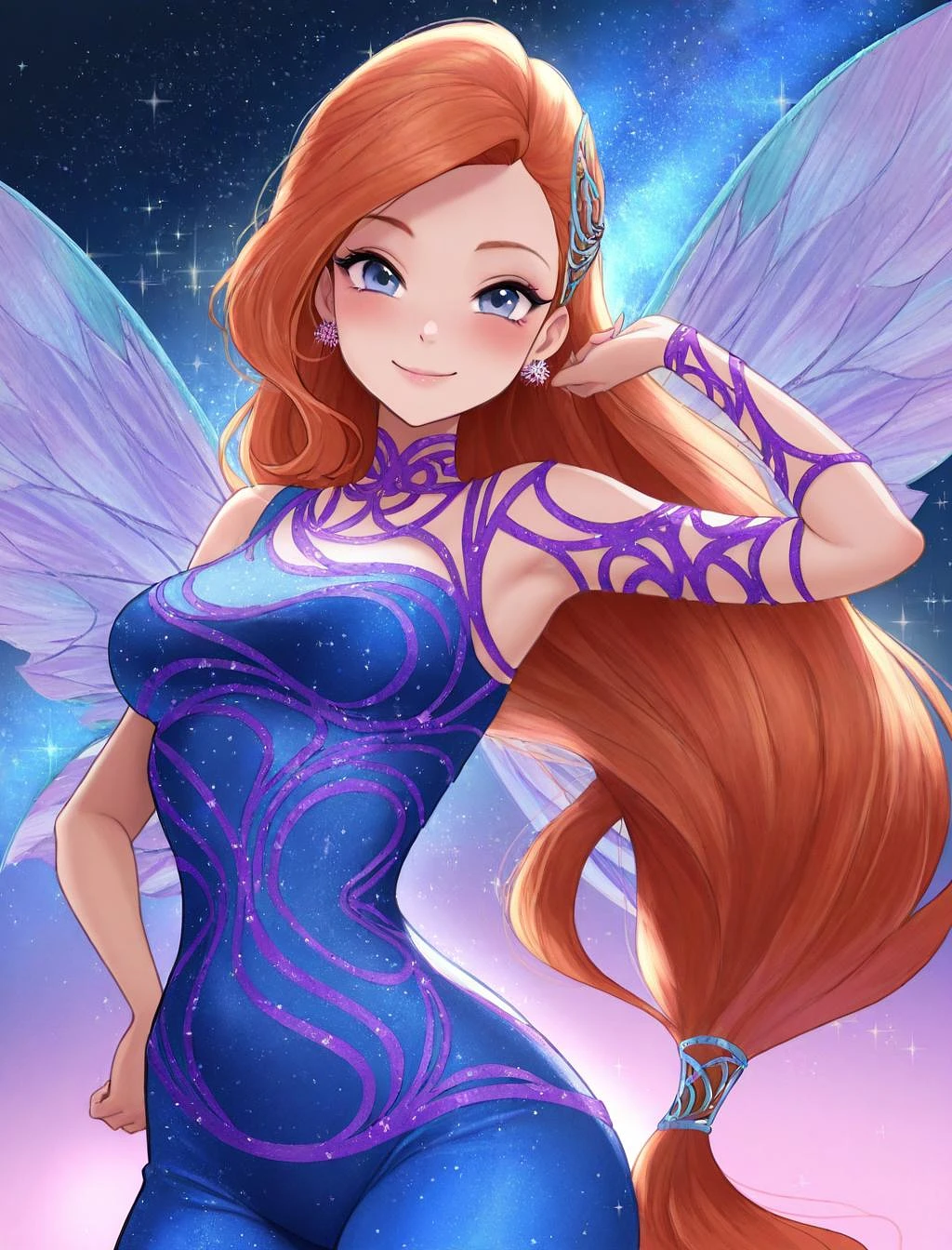 Featured image #5 for Bloom Fairy Transformations (Anime) [ILLUSTRIOUS VERSIONS] | Winx Club