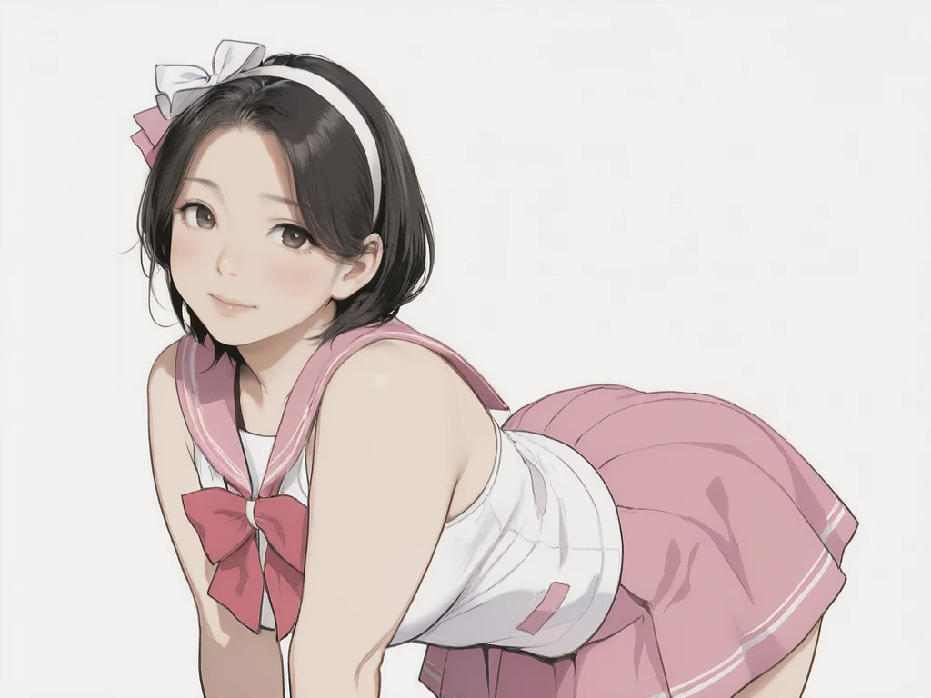 Featured image #5 for (Illustrious)Original_japanese_milf_pink_maid_costume_Kumiko