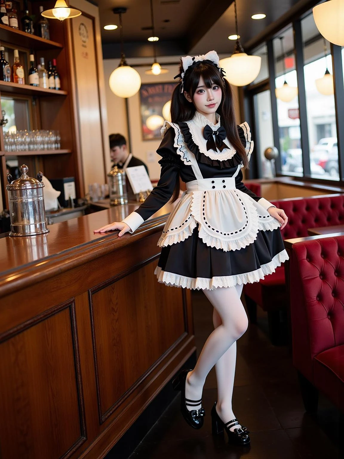 Featured image #1 for [Flux.1 D][Realistic] Maid costume | 女仆装