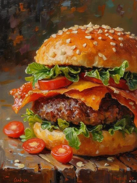 Featured image #2 for OB粗犷笔触油画 Oil painting with bold brushstrokes.