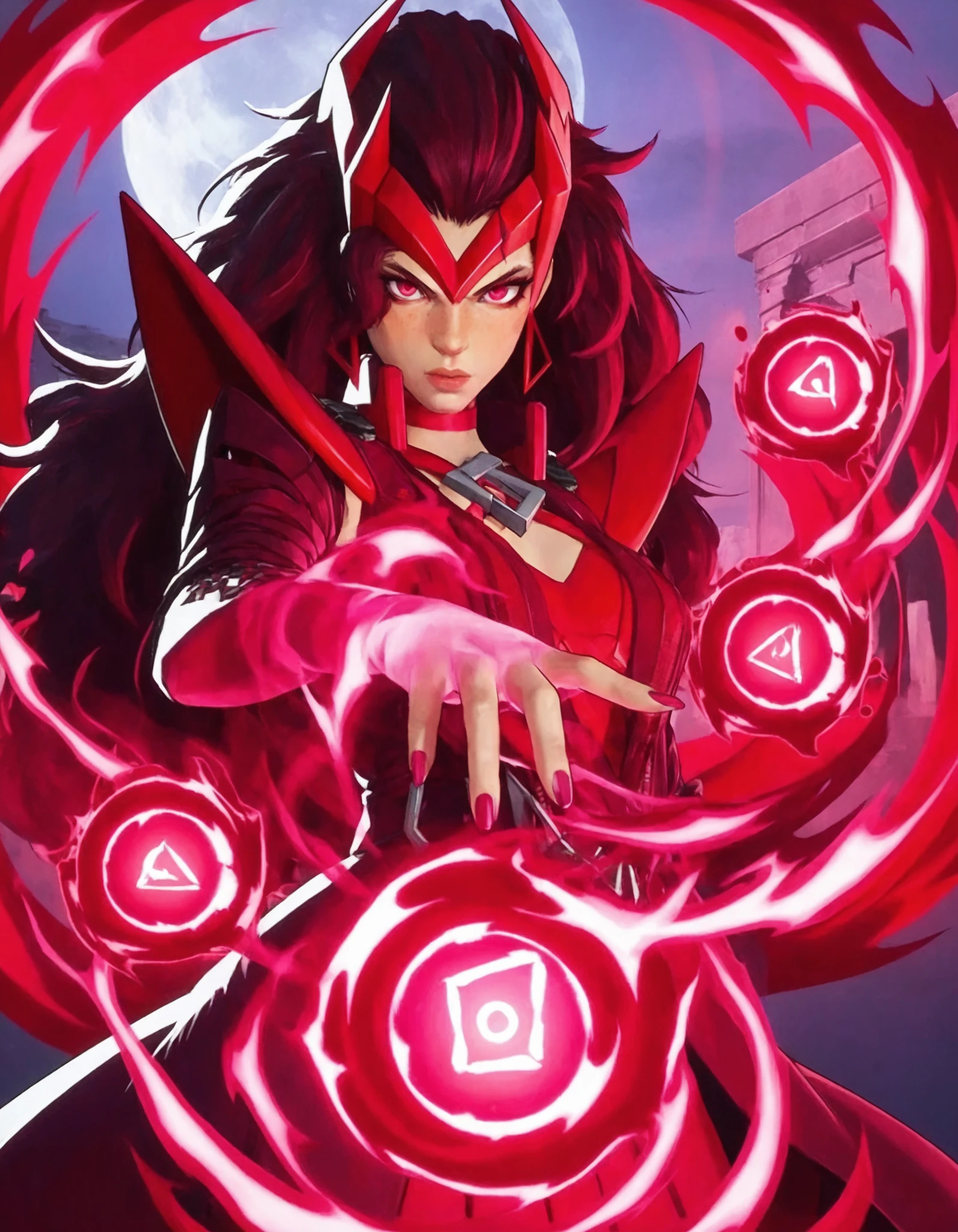 Featured image #3 for scarlet witch : marvel rivals - in game 3d style