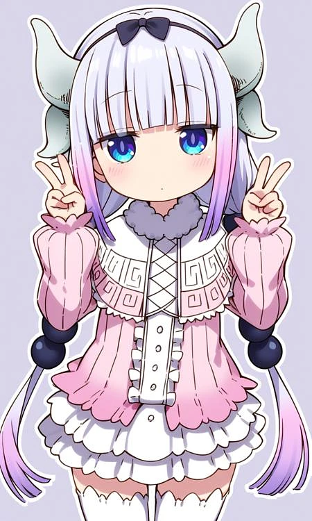 Featured image #6 for Kanna Kamui - (Kobayashi-san Chi No Maid Dragon) XL / Pony / Illustrious