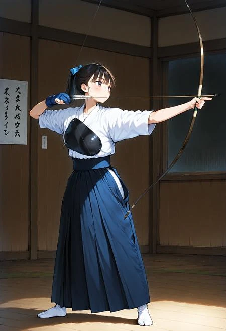 Featured image #2 for Kyudo aiming / 弓道-会 (Pony/SDXL/SD1.5/Flux/IL)
