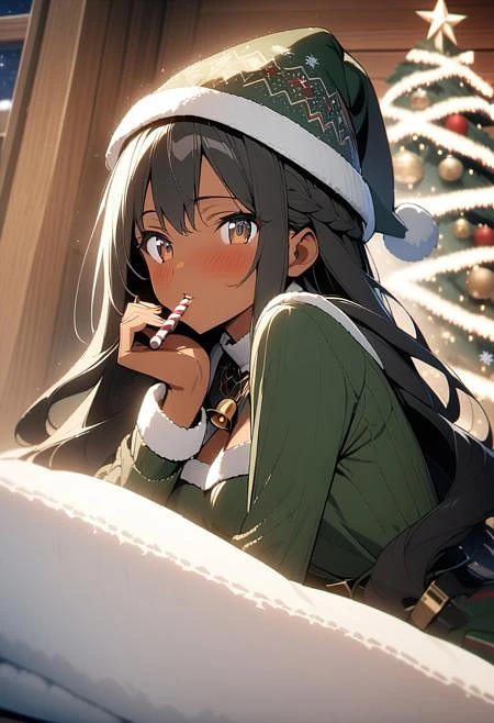 Featured image #3 for Anime Style Christmas Dresses (Santa Dress & Elf Dress)