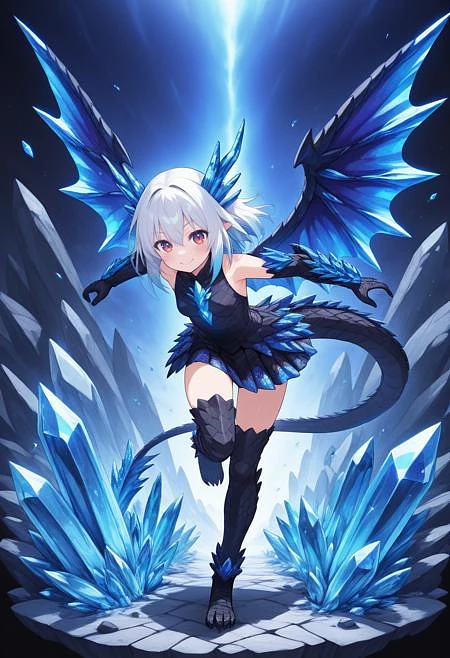 Featured image #1 for Futtora's Crystal Dragon Girl Lora