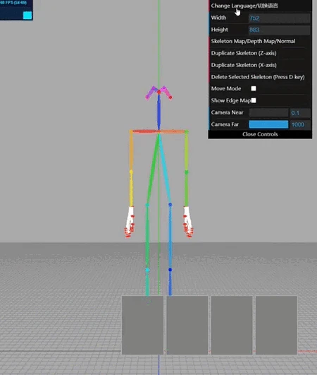 Featured image #4 for Online 3D Openpose Editor [在线3D版openpose编辑器]