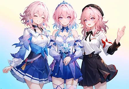 Featured image #6 for [SD1.5 & PONY] Honkai Star Rail - March 7th | 三月七 (4 in 1)