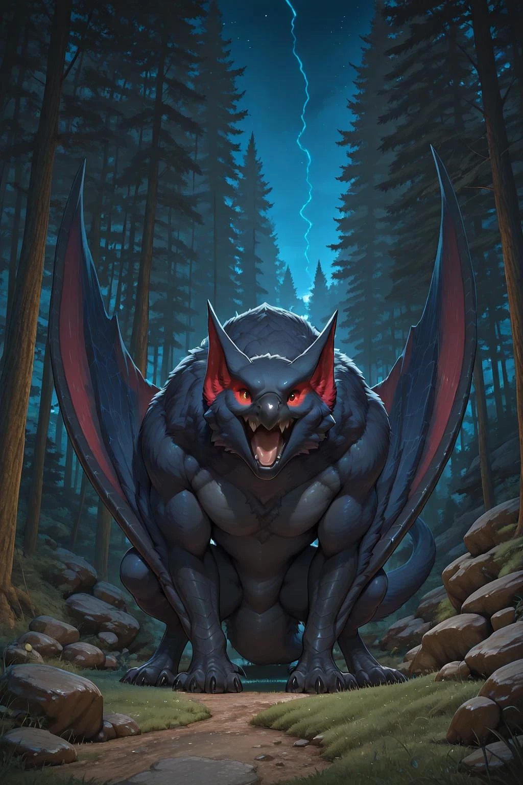 Featured image #2 for Nargacuga (Monster Hunter) Pony/iLLus/Noob