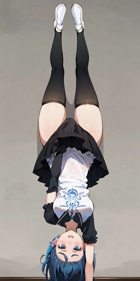 Featured image #3 for Chisato Handstand Pose - Lycoris Recoil (lycoris challenge) 