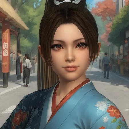 Featured image #1 for 【Pony XL】Mai Shiranui 不知火舞 DOA5LR LoRA ◤Louiswolf_style◢