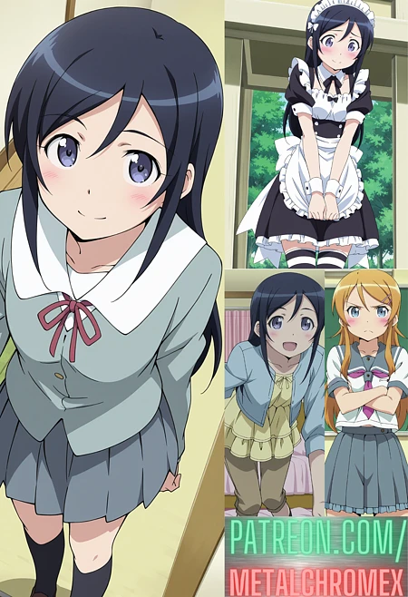 Featured image #1 for Ayase Aragaki (Ft. Kirino Kosaka, Oreimo) - Commission!