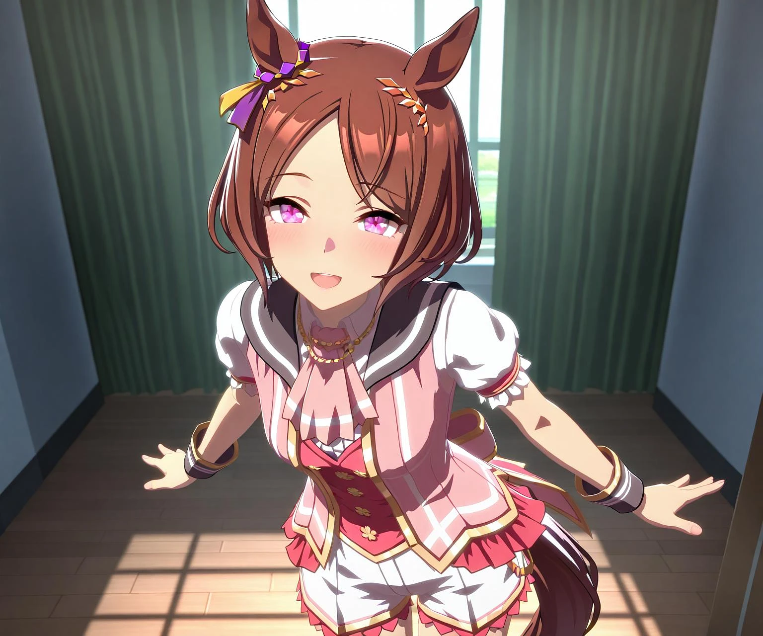 Featured image #4 for Sakura Laurel (Umamusume) in game style 3D ILL-v2