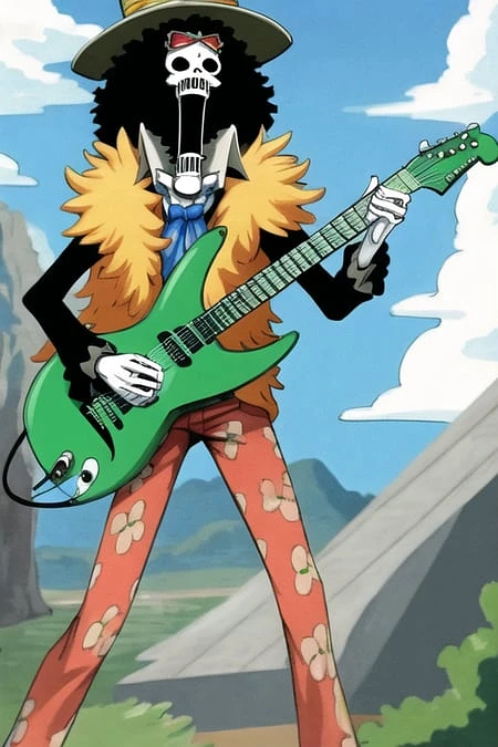 Featured image #2 for Brook - One Piece (LoRA)
