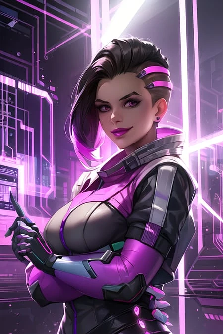 Featured image #1 for Sombra (Overwatch) LORA