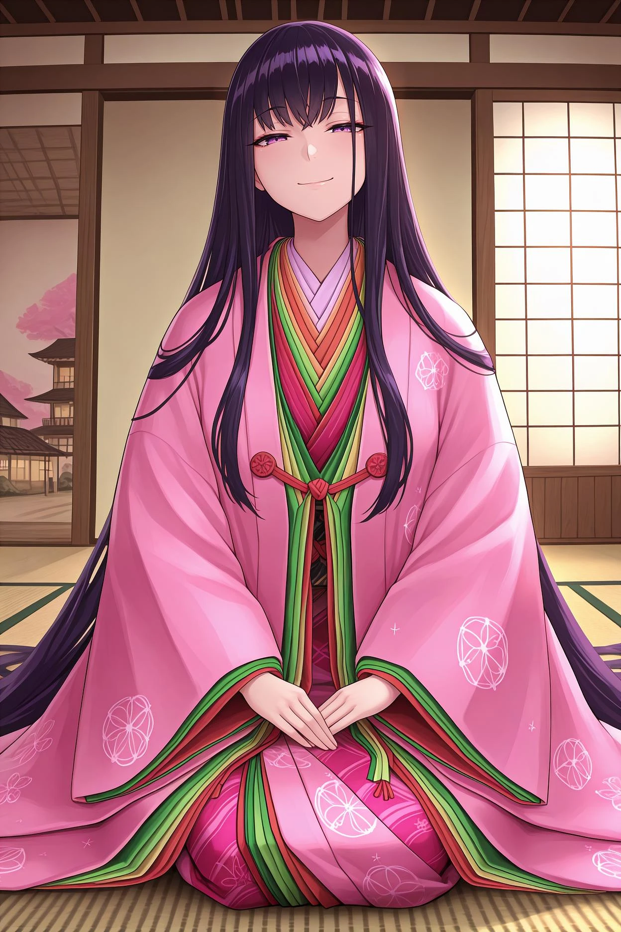 Featured image #1 for Murasaki Shikibu/紫式部 (Fate/Grand Order) SDXL LoRA | 9+ Outfits [Illustrious]