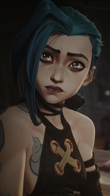 Featured image #2 for Jinx - Arcane (League of Legends) FLUX LoRA