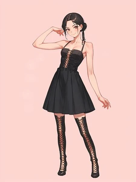 Featured image #1 for 【COSTUME】Cross-laced Boots