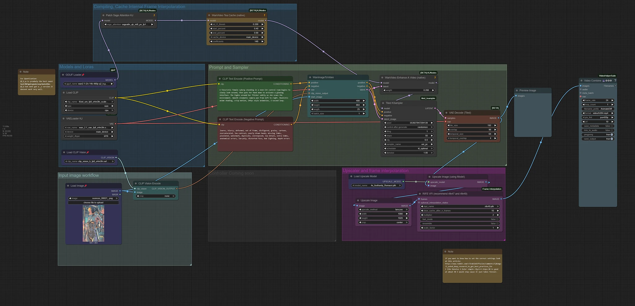 Featured image #1 for Wan 2.1 Low vram Comfy UI Workflow (GGUF) 4gb Vram