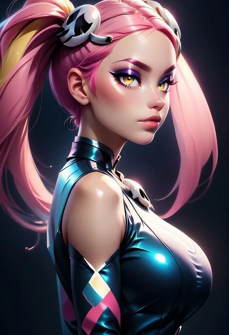 Featured image #4 for Plumeria: Team Skull Big Sister | プルメリ (Pokemon) [Pony & SD1.5]