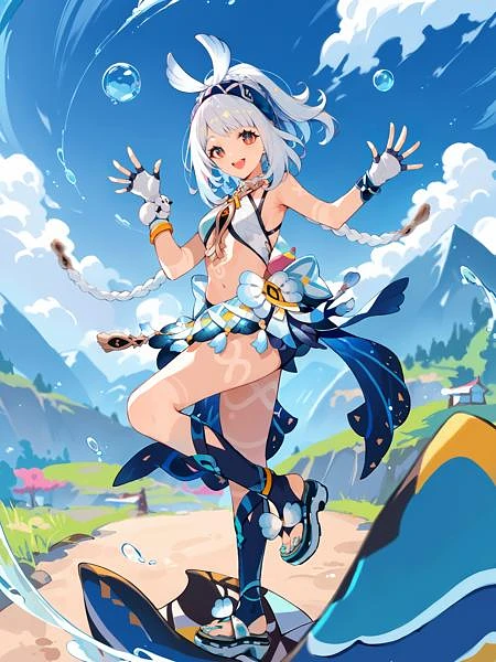 Featured image #1 for Mualani 玛拉妮 (SD1.5 XL Pony)