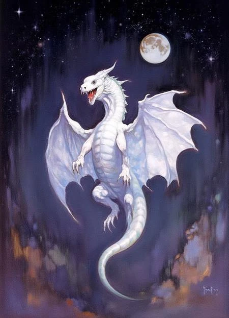 Featured image #5 for [FLUX] - Frank Frazetta Style Oil Painting