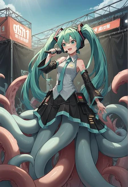 Featured image #2 for Tentacle girl [Pony + Illustrious] XL