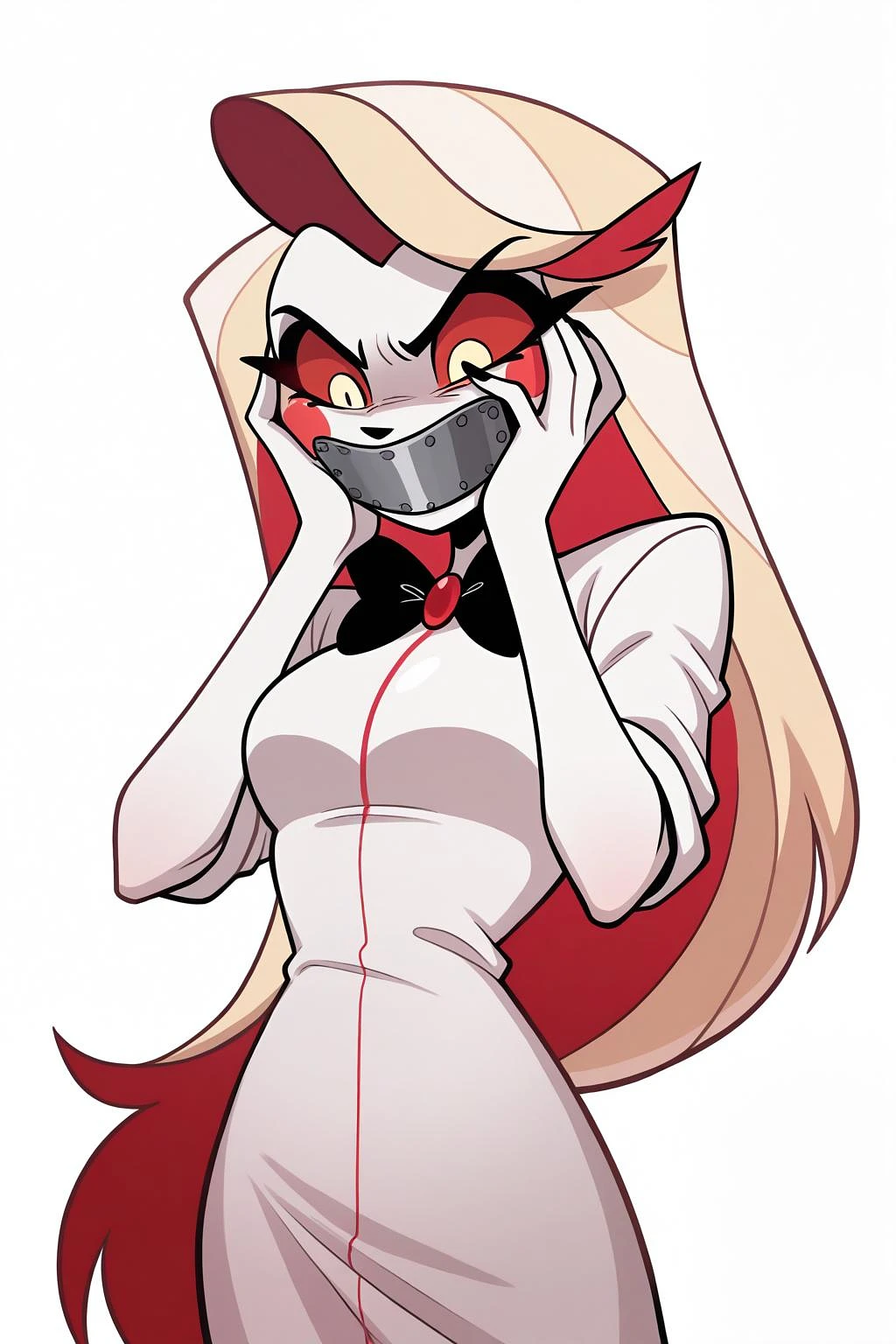Featured image #5 for Metal gag (from Beetlejuice) [NoobAI EPS+Illustrious / Pony XL]