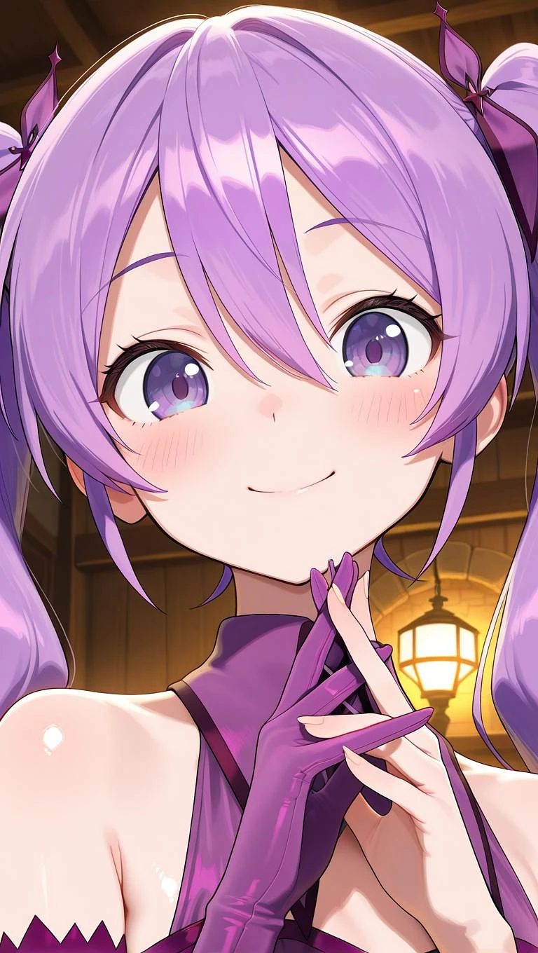 Featured image #2 for 初音未来 紫罗兰蝴蝶-博歌乐（Hatsune Miku Violet Butterfly-Vocaloid）