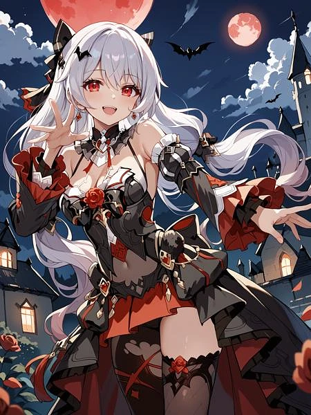 Featured image #1 for Theresa Apocalypse · Lunar Vow: Crimson Love 德丽莎 月下誓约· 予爱以心 | Honkai Impact 3rd