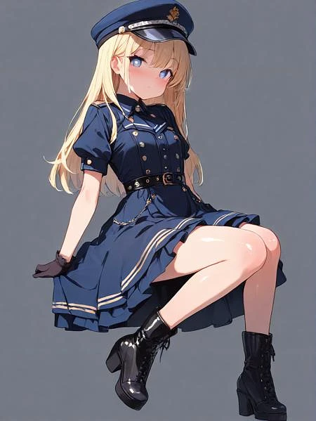 Featured image #1 for ミリタリードレス/military uniform(XL,pony)