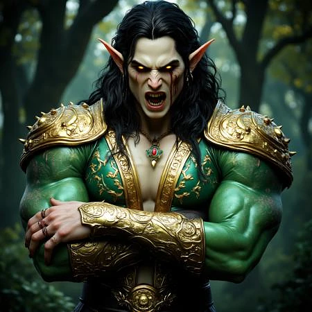 Featured image #2 for DnD Emerald and Gold Fantasy
