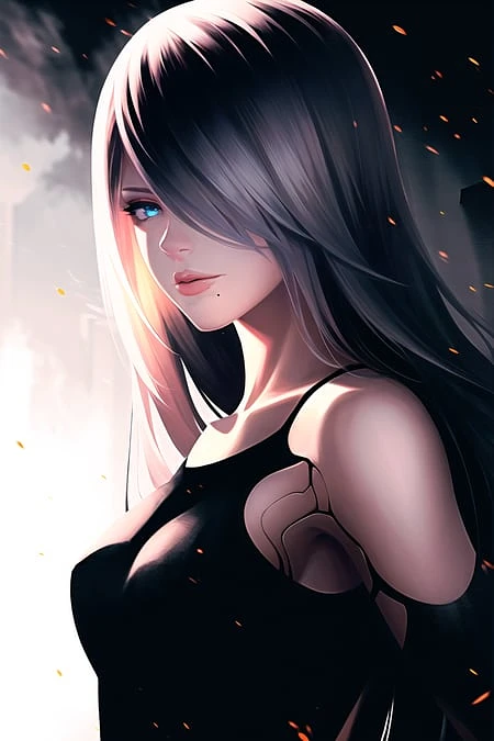 Featured image #2 for A2 (NieR:Automata) LoRA / YorHA edition