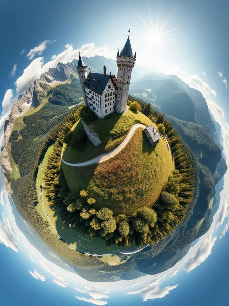 Featured image #1 for F.1_Insta360 Fisheye Lens | Tiny Planet & Ultra-Wide Spherical Panorama