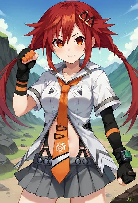 Featured image #1 for Uzume Tennouboshi/Orange Heart/Kurome Ankokuboshi - Neptunia Series | 天王星うずめ (3+1+1 costumes)