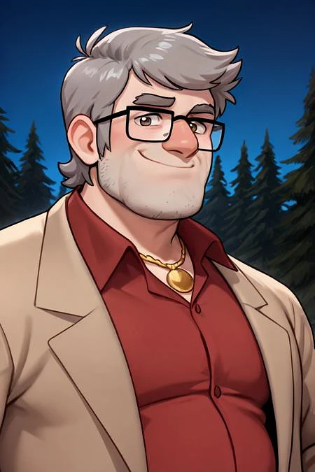 Featured image #2 for Stanley (Stan) Pines - Gravity Falls [LoRA]