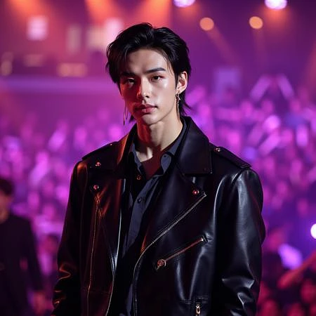 Featured image #2 for Hyunjin from Stray Kids Flux LoRA