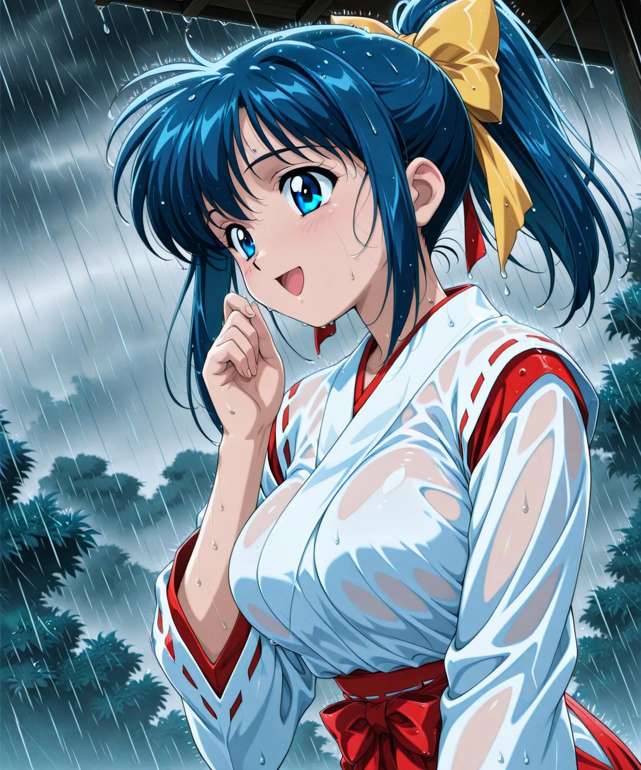 Featured image #1 for Civitai 横殴りの雨 / Sideways rain.