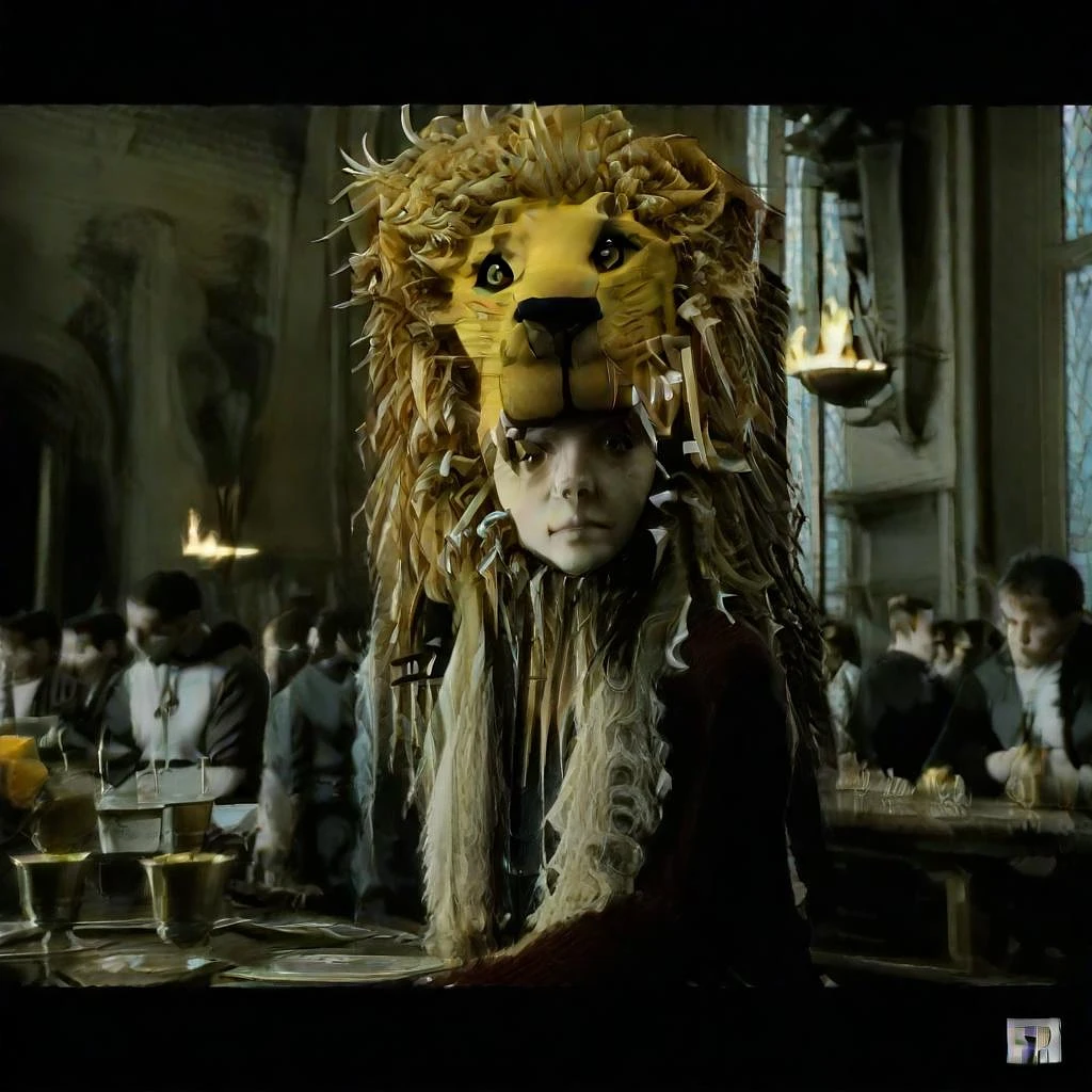 Featured image #2 for luna lion hat - illust - v1- harry potter