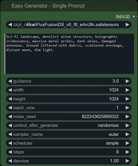 Featured image #4 for Simple Flux Workflow [All-in-one models]