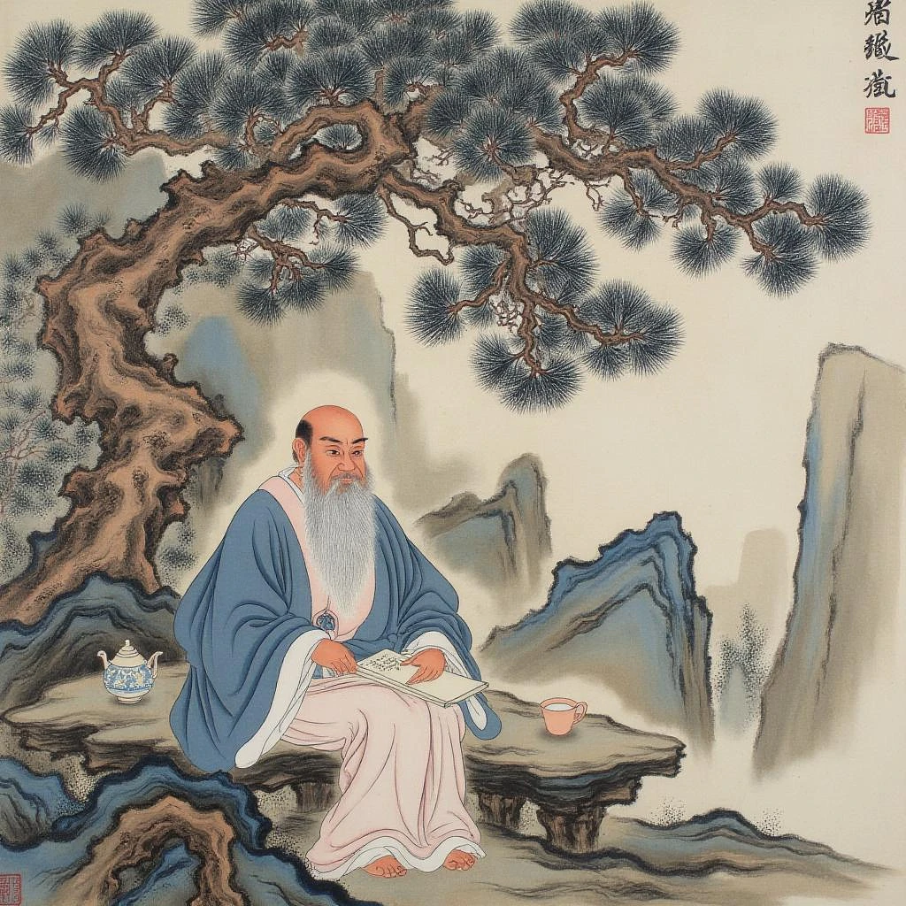 Featured image #5 for 'Traditional Chinese Paintings' - [STYLE] [LORA] [FLUX] - spectrum_0017 by 'AI_Characters'
