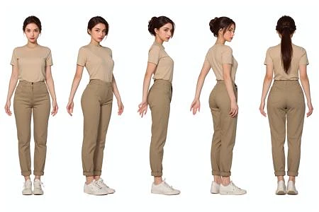 Featured image #2 for Charturn multi view turnaround model sheet character design