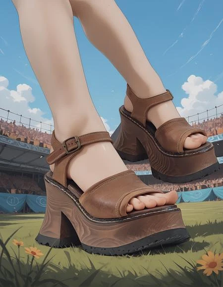 Featured image #4 for London Underground - Chunky Platform Grunge Sandals
